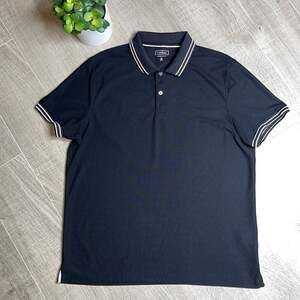 CLUB ROOM Black Short Sleeve Golf Polo Shirt XL